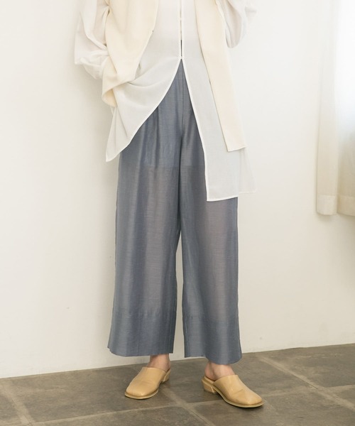 KBF（ケイビーエフ）の「シアーイージーパンツ（その他パンツ・レディース・ブルー系その他/ピンク・ONE）」の9枚目の写真