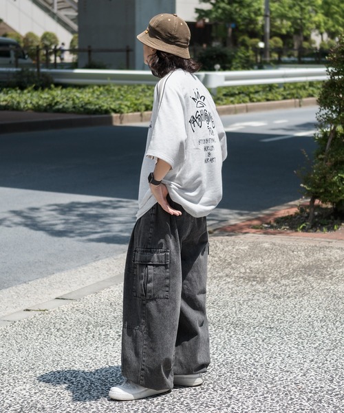 kutir(クティール)の「ライン入りラグラントップス(Tシャツ/カットソー・メンズ・杢グレー/チャコールグレー/ブラック・MEDIUM/LARGE)」の21枚目の写真