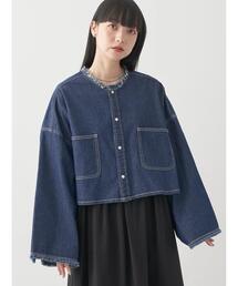earth music&ecology | スクエアデニムシャツ(その他アウター)