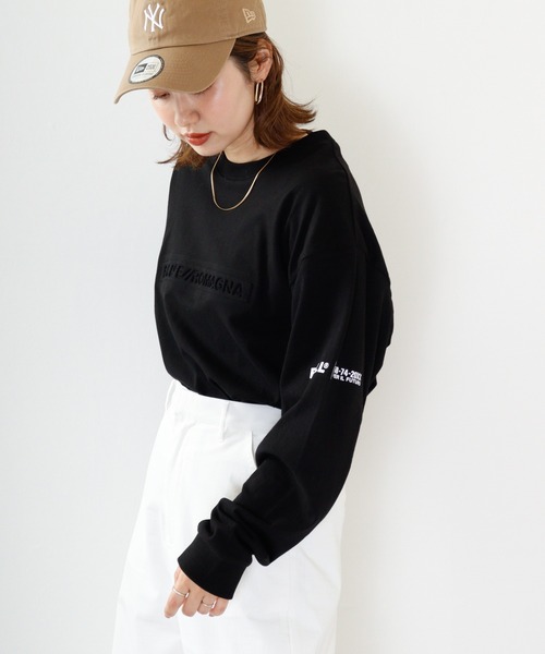 BALL（ボール）の「BALL エンボスロゴ BIGサイズ長袖Tシャツ（Tシャツ/カットソー・メンズ・ブラック/ホワイト・M/L/LL）」の18枚目の写真