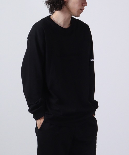BALL（ボール）の「BALL エンボスロゴ BIGサイズ長袖Tシャツ（Tシャツ/カットソー・メンズ・ブラック/ホワイト・M/L/LL）」の8枚目の写真