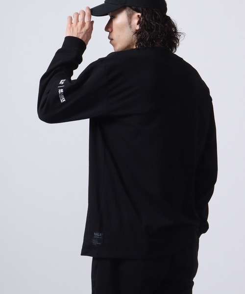 BALL（ボール）の「BALL エンボスロゴ BIGサイズ長袖Tシャツ（Tシャツ/カットソー・メンズ・ブラック/ホワイト・M/L/LL）」の10枚目の写真