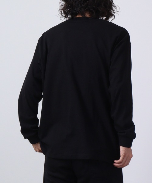 BALL（ボール）の「BALL エンボスロゴ BIGサイズ長袖Tシャツ（Tシャツ/カットソー・メンズ・ブラック/ホワイト・M/L/LL）」の11枚目の写真