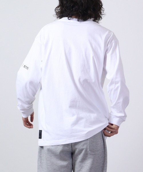 BALL（ボール）の「BALL エンボスロゴ BIGサイズ長袖Tシャツ（Tシャツ/カットソー・メンズ・ブラック/ホワイト・M/L/LL）」の5枚目の写真
