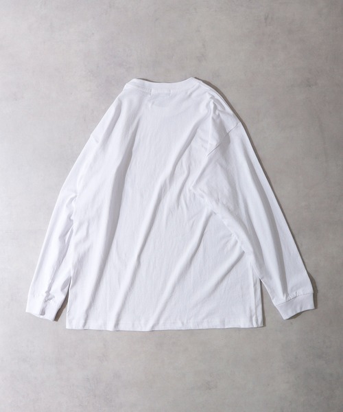 BALL（ボール）の「BALL エンボスロゴ BIGサイズ長袖Tシャツ（Tシャツ/カットソー・メンズ・ブラック/ホワイト・M/L/LL）」の21枚目の写真