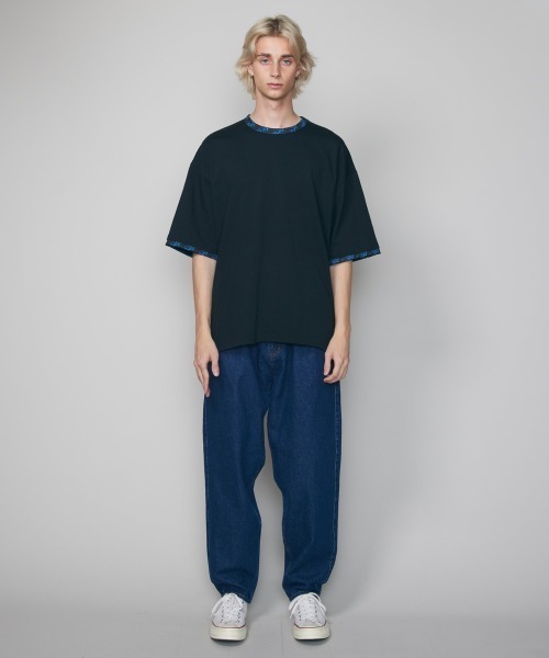 rehacer(レアセル)の「rehacer : Botanical Joint Sleeve CS / ボタニカルジョイントスリーブカットソー(Tシャツ/カットソー・メンズ・ホワイト/ブラック・SMALL/MEDIUM/LARGE/X-LARGE)」の8枚目の写真