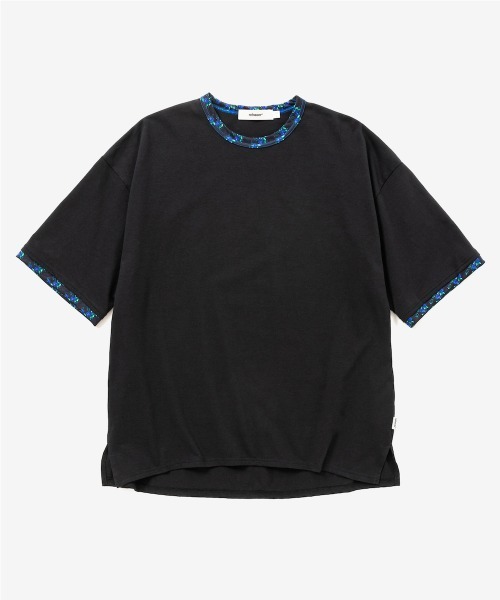 rehacer(レアセル)の「rehacer : Botanical Joint Sleeve CS / ボタニカルジョイントスリーブカットソー(Tシャツ/カットソー・メンズ・ホワイト/ブラック・SMALL/MEDIUM/LARGE/X-LARGE)」の12枚目の写真