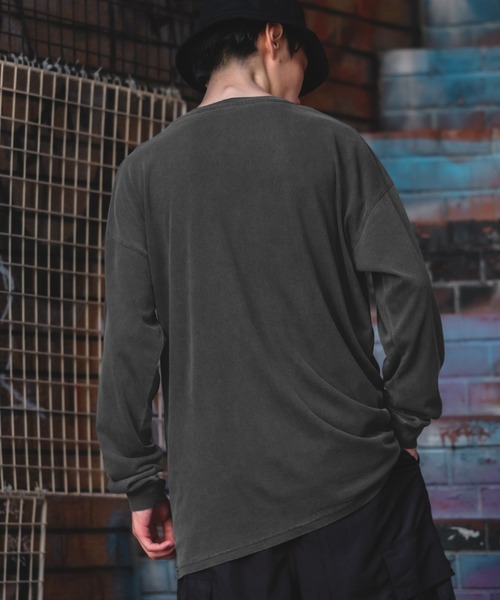 SIDEWAY STANCE(サイドウェイスタンス)の「【SIDEWAY STANCE】ヴィンテージ加工 長袖 ロックTシャツ(Tシャツ/カットソー・メンズ・ブラック系1/ブラック系/ホワイト/ブラック/ホワイト系1/ホワイト系・MEDIUM/X-LARGE/LARGE)」の11枚目の写真