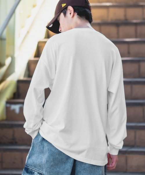 SIDEWAY STANCE(サイドウェイスタンス)の「【SIDEWAY STANCE】ヴィンテージ加工 長袖 ロックTシャツ(Tシャツ/カットソー・メンズ・ブラック系1/ブラック系/ホワイト/ブラック/ホワイト系1/ホワイト系・MEDIUM/X-LARGE/LARGE)」の8枚目の写真