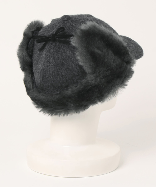polcadot（ポルカドット）の「EARCOVER WOOL CAP／イヤーカバー ウールキャップ（キャップ・メンズ・ブラック/グレー/ベージュ/カーキ・FREE）」の7枚目の写真