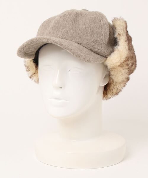 polcadot（ポルカドット）の「EARCOVER WOOL CAP／イヤーカバー ウールキャップ（キャップ・メンズ・ブラック/グレー/ベージュ/カーキ・FREE）」の10枚目の写真