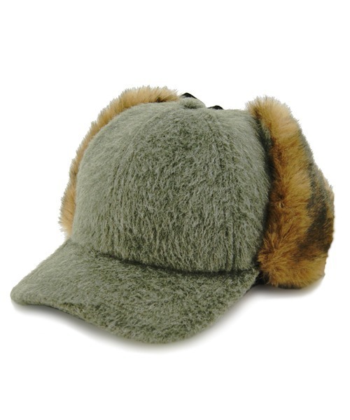 polcadot（ポルカドット）の「EARCOVER WOOL CAP／イヤーカバー ウールキャップ（キャップ・メンズ・ブラック/グレー/ベージュ/カーキ・FREE）」の13枚目の写真