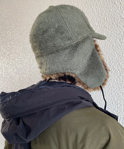 polcadot（ポルカドット）の「EARCOVER WOOL CAP／イヤーカバー ウールキャップ（キャップ・メンズ・ブラック/グレー/ベージュ/カーキ・FREE）」の14枚目の写真