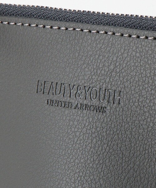 BEAUTY&YOUTH UNITED ARROWS（ビューティーアンドユースユナイテッドアローズ）の「フォルム ジッパー ポーチ/バッグ（ショルダーバッグ・メンズ・ダークグレー/ブラック/ベージュ/ライトブルー・FREE）」の22枚目の写真