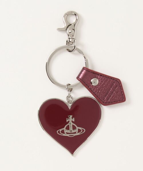Vivienne Westwood(ヴィヴィアンウエストウッド)の「82030008-OM0009-LAGRAIN LEATHER MIRROR HEART ORB(キーホルダー・レディース・ゴールド系その他3/シルバー×ゴールド/シルバー系その他/シルバー×ブルー/ゴールド系その他/ブラック×ゴールド/ゴールド系その他2/シルバー×ブラック・ONESIZE)」の3枚目の写真