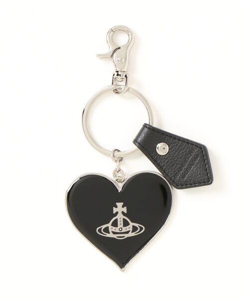 Vivienne Westwood(ヴィヴィアンウエストウッド)の「82030008-OM0009-LAGRAIN LEATHER MIRROR HEART ORB(キーホルダー・レディース・ゴールド系その他3/シルバー×ゴールド/シルバー系その他/シルバー×ブルー/ゴールド系その他/ブラック×ゴールド/ゴールド系その他2/シルバー×ブラック・ONESIZE)」の4枚目の写真