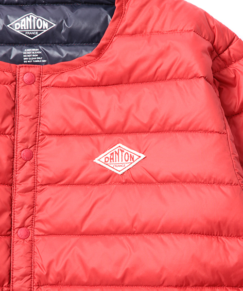 Ray BEAMS(レイビームス)の「DANTON / インナー ダウン ジャケット(ダウンジャケット/コート・レディース・ブラック/グレー/ブルー/レッド・34/36)」の5枚目の写真