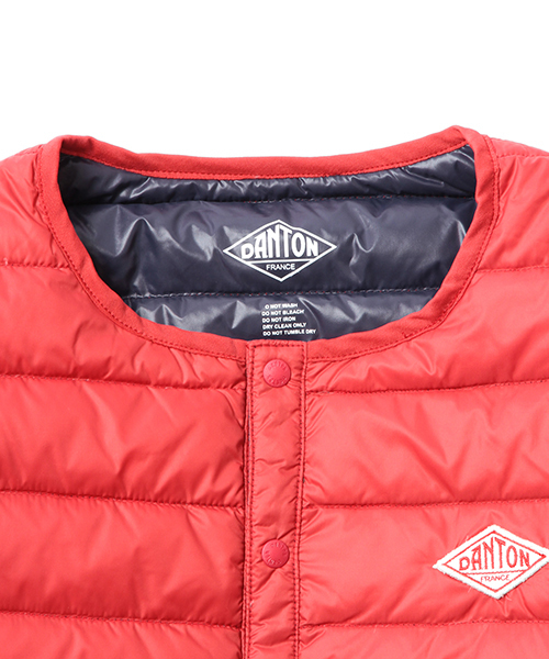 Ray BEAMS(レイビームス)の「DANTON / インナー ダウン ジャケット(ダウンジャケット/コート・レディース・ブラック/グレー/ブルー/レッド・34/36)」の6枚目の写真
