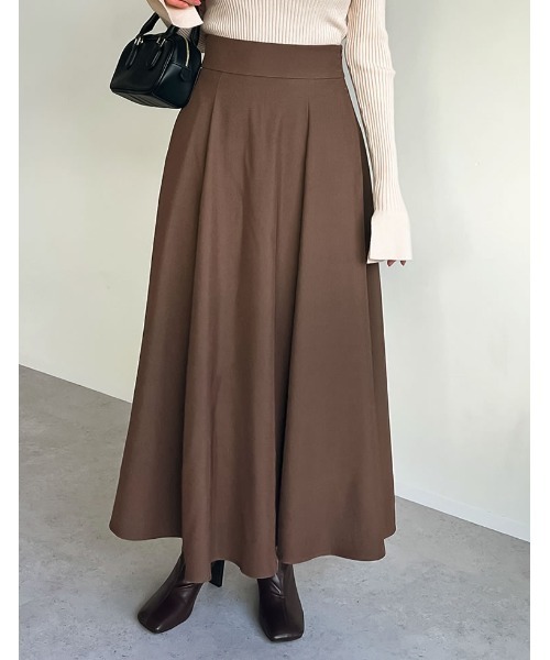 Re:EDIT（リエディ）の「[低身長サイズ有]ハイウエストボリュームフレアスカート（スカート・レディース・ブルー/アイボリー/グレー/ブラック/モカ・AM/MEDIUM/AL/AS/LARGE/SMALL）」の21枚目の写真