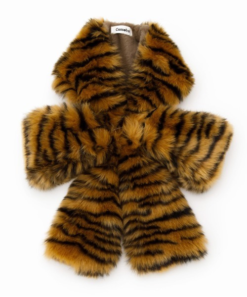 Casselini（キャセリーニ）の「【Casselini】リボンティペット 232-111105（マフラー・レディース・ベージュ/ブラック/グレー/ブラウン/モカ/マルチ・FREE）」の11枚目の写真