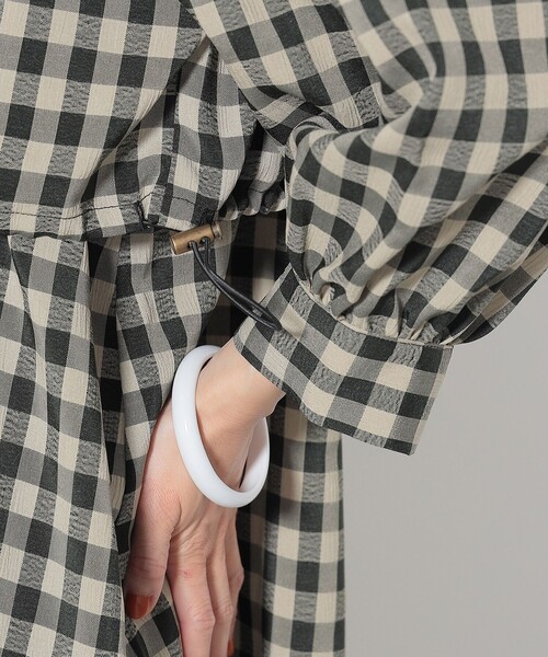 BEAMS HEART(ビームスハート)の「【2点セット】BEAMS HEART / チェック レイヤード ワンピース(ワンピース・レディース・ブラウン/オレンジ/ネイビー・FREE)」の5枚目の写真