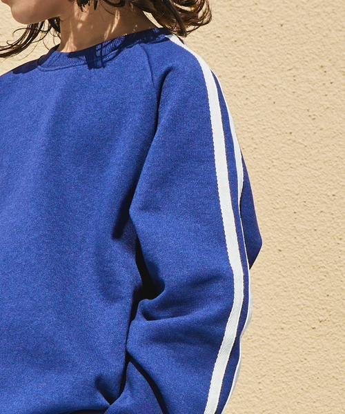 PAIRMANON STREET（ペアマノンストリート）の「【PAIRMANON STREET】裏起毛 ネイティブ風 サイドライン トラック スウェット プルオーバー（スウェット・キッズ・ブラック/カーキ/ブラック系その他/パープル/グレー・150/100/120/140/90/110/130）」の15枚目の写真