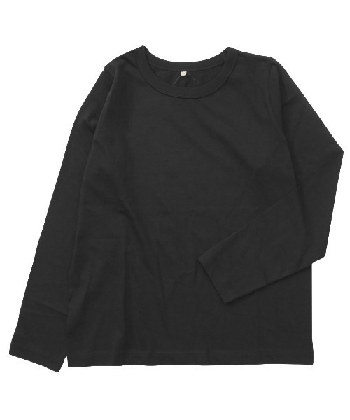 SETUP7(セットアップセブン)の「【SETUP7】コットン天竺長袖Tシャツ GLR(Tシャツ/カットソー・レディース・グレー/ブラック/オフホワイト/カーキ・L/M)」の11枚目の写真