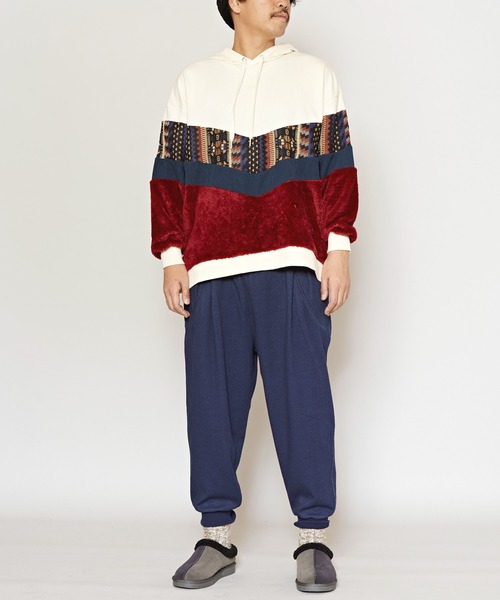 チャイハネ(チャイハネ)の「【チャイハネ】デニムカットソーMEN'Sサルエルパンツ(デニムパンツ・メンズ・ブルー/ブラック・FREE)」の5枚目の写真