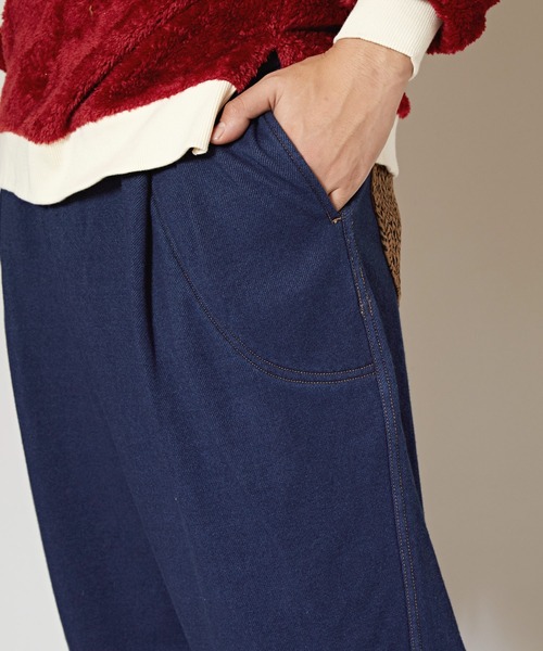 チャイハネ(チャイハネ)の「【チャイハネ】デニムカットソーMEN'Sサルエルパンツ(デニムパンツ・メンズ・ブルー/ブラック・FREE)」の11枚目の写真