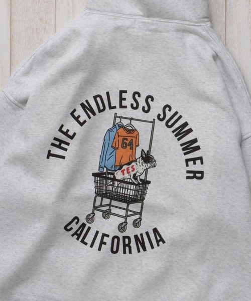 The Endless Summer（エンドレスサマー）の「【WEB / FLAG SHOP限定】「TES TAKE IT EASY」 BIG SWEAT PARKA /オーバーサイズ・ビッグシルエット・パーカー（パーカー・メンズ・B/A/D/E/F/C・FREE）」の11枚目の写真