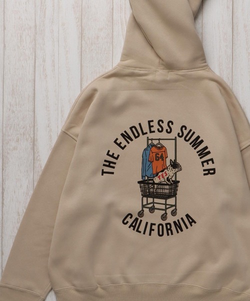 The Endless Summer（エンドレスサマー）の「【WEB / FLAG SHOP限定】「TES TAKE IT EASY」 BIG SWEAT PARKA /オーバーサイズ・ビッグシルエット・パーカー（パーカー・メンズ・B/A/D/E/F/C・FREE）」の14枚目の写真