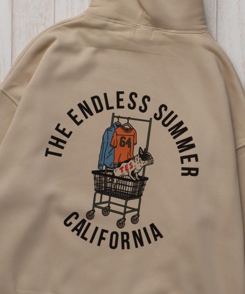 The Endless Summer（エンドレスサマー）の「【WEB / FLAG SHOP限定】「TES TAKE IT EASY」 BIG SWEAT PARKA /オーバーサイズ・ビッグシルエット・パーカー（パーカー・メンズ・B/A/D/E/F/C・FREE）」の15枚目の写真