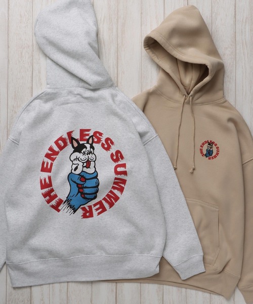 The Endless Summer（エンドレスサマー）の「【WEB / FLAG SHOP限定】「TES TAKE IT EASY」 BIG SWEAT PARKA /オーバーサイズ・ビッグシルエット・パーカー（パーカー・メンズ・B/A/D/E/F/C・FREE）」の16枚目の写真