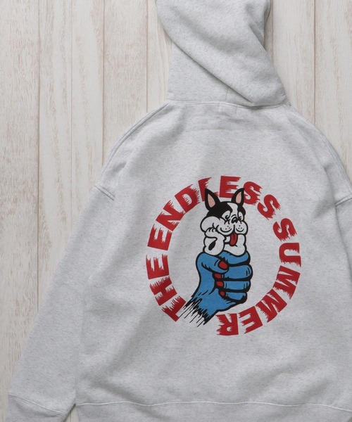 The Endless Summer（エンドレスサマー）の「【WEB / FLAG SHOP限定】「TES TAKE IT EASY」 BIG SWEAT PARKA /オーバーサイズ・ビッグシルエット・パーカー（パーカー・メンズ・B/A/D/E/F/C・FREE）」の19枚目の写真