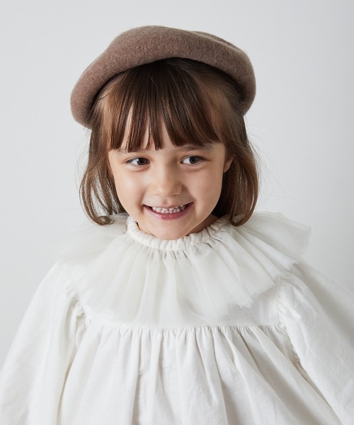 riziere（リジェール）の「チュール付け襟（付け襟・キッズ・オフホワイト/ブラック・FREE）」の14枚目の写真