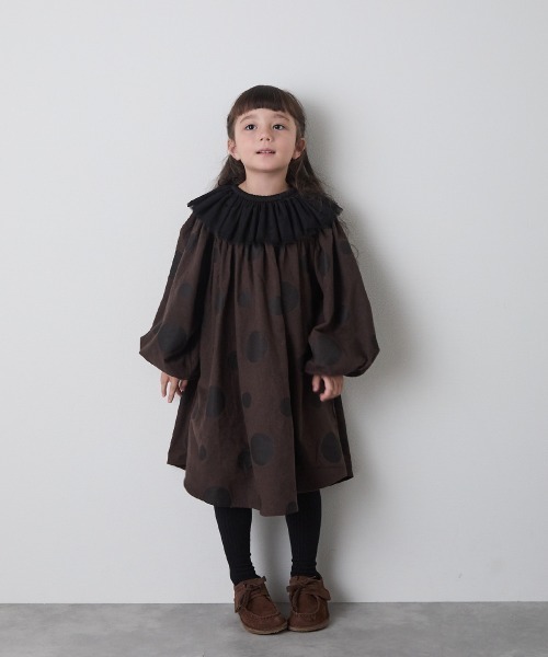 riziere（リジェール）の「チュール付け襟（付け襟・キッズ・オフホワイト/ブラック・FREE）」の11枚目の写真