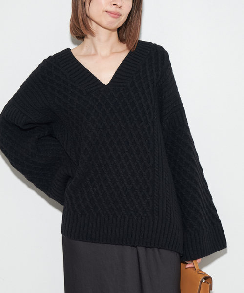 Plage - 【2023AW】Plage アランV プルオーバー ニット Plage - 【2023AW】Plage アランV プルオーバー ニットの通販 by