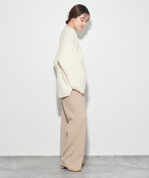 セール】《追加》アランV プルオーバー（ニット/セーター）｜Plage