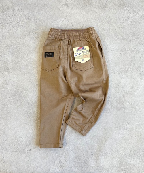 BIG FIELD（ビッグフィールド）の「シェフパンツ（80～150cm）（その他パンツ・キッズ・ブルー/チェック/ブルー系その他/ブラウン系その他/ベージュ系その他/ミント/オレンジ/パープル/ブラウン/ライトブルー/オフホワイト/ブラック・90/100/110/120/80/130/95/140/150）」の4枚目の写真