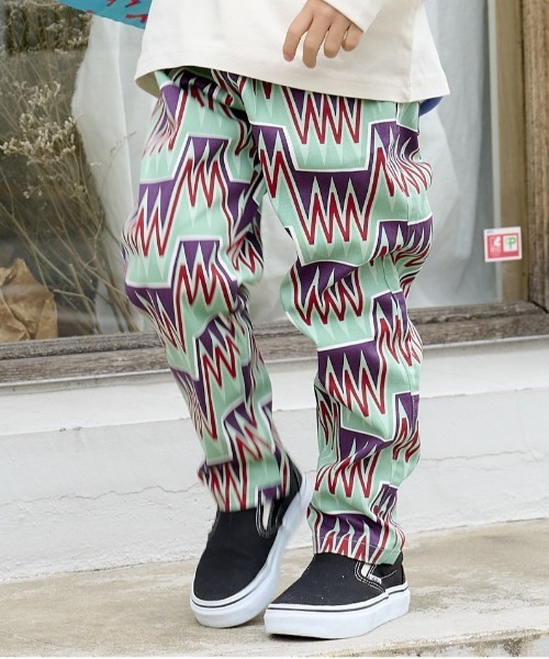 BIG FIELD（ビッグフィールド）の「シェフパンツ（80～150cm）（その他パンツ・キッズ・ブルー/チェック/ブルー系その他/ブラウン系その他/ベージュ系その他/ミント/オレンジ/パープル/ブラウン/ライトブルー/オフホワイト/ブラック・90/100/110/120/80/130/95/140/150）」の7枚目の写真