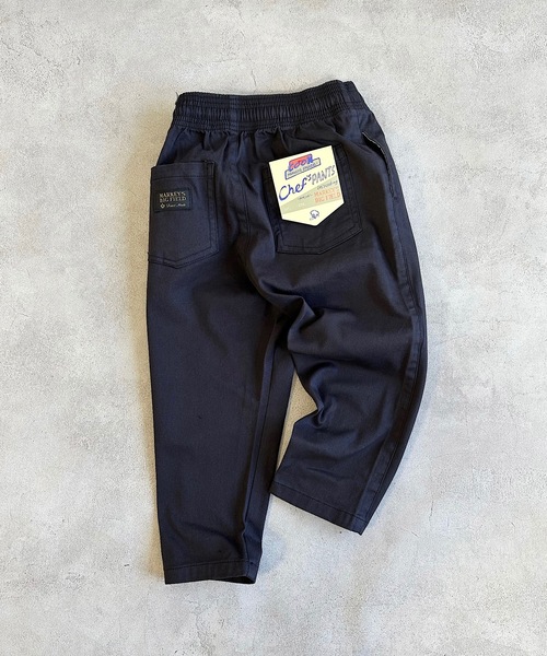 BIG FIELD（ビッグフィールド）の「シェフパンツ（80～150cm）（その他パンツ・キッズ・ブルー/チェック/ブルー系その他/ブラウン系その他/ベージュ系その他/ミント/オレンジ/パープル/ブラウン/ライトブルー/オフホワイト/ブラック・90/100/110/120/80/130/95/140/150）」の3枚目の写真