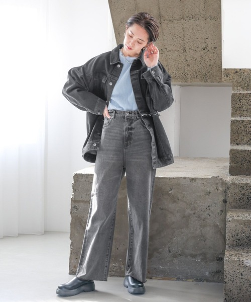 LEPSIM(レプシィム)の「マルチWAYデニムジャケット 987531(デニムジャケット・レディース・インディゴブルー/ブラック・FREE)」の10枚目の写真