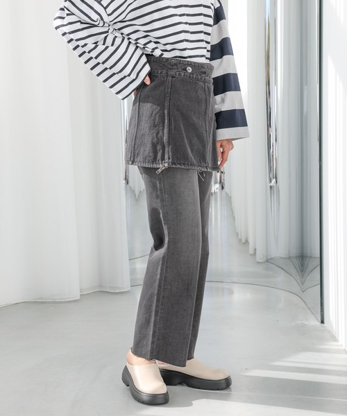 LEPSIM(レプシィム)の「マルチWAYデニムジャケット 987531(デニムジャケット・レディース・インディゴブルー/ブラック・FREE)」の18枚目の写真