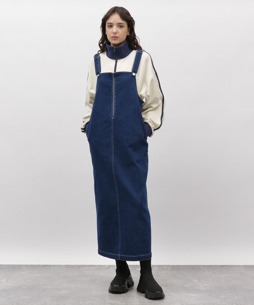 LAKOLE（ラコレ）の「デニムジャンスカ / 102219（ジャンパースカート・レディース・チャコール/ネイビー・SMALL/MEDIUM）」の7枚目の写真