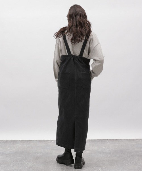 LAKOLE（ラコレ）の「デニムジャンスカ / 102219（ジャンパースカート・レディース・チャコール/ネイビー・SMALL/MEDIUM）」の6枚目の写真