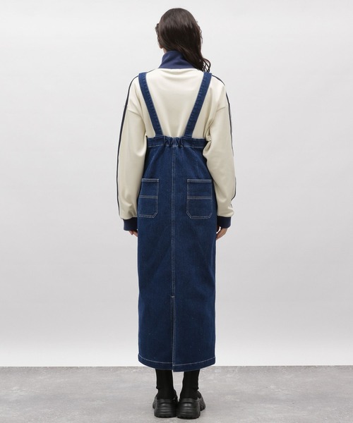 セール】デニムジャンスカ / 102219（ジャンパースカート）｜LAKOLE