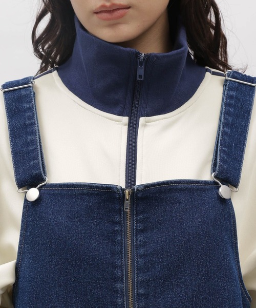 LAKOLE（ラコレ）の「デニムジャンスカ / 102219（ジャンパースカート・レディース・チャコール/ネイビー・SMALL/MEDIUM）」の13枚目の写真