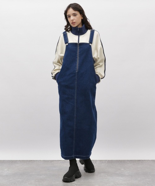 デニムジャンスカ / 102219（ジャンパースカート）｜LAKOLE（ラコレ