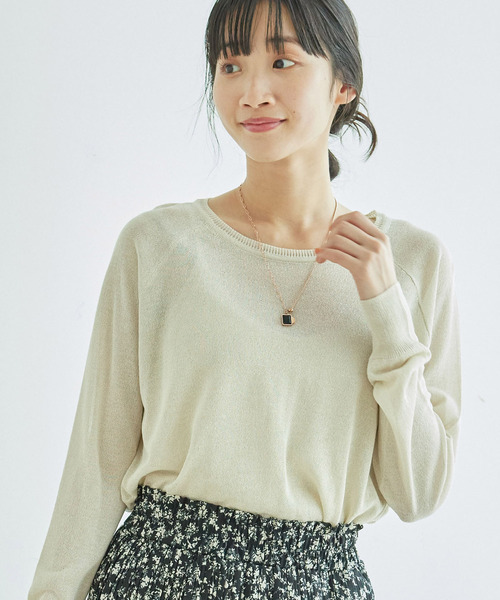 Jayro(ジャイロ)の「グログランプルオーバー(Tシャツ/カットソー・レディース・ラベンダー/グレー/ホワイト系その他・M)」の11枚目の写真