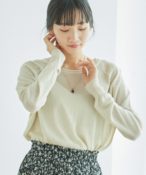 Jayro(ジャイロ)の「グログランプルオーバー(Tシャツ/カットソー・レディース・ラベンダー/グレー/ホワイト系その他・M)」の12枚目の写真